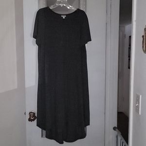 Lularoe black with white heathered Carly